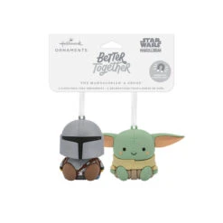 Better Together Star Wars: The Mandalorian™ And Grogu™ Magnetic Hallmark Ornaments, Set Of 2 10 Better Together Star Wars: The Mandalorian™ And Grogu™ Magnetic Hallmark Ornaments, Set Of 2 -Hallmark Store Mandalorian and Grogu Christmas Ornaments 3HCM2401 04