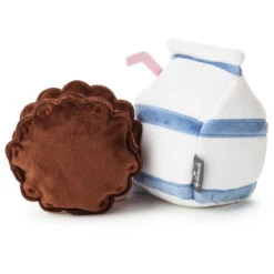 Hallmark Better Together Milk And Cookie Magnetic Plush, 6" 7 Hallmark Better Together Milk And Cookie Magnetic Plush, 6" -Hallmark Store Milk Carton and Chocolate Cookie Magnetic Plush 1KID1642 03