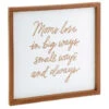 Hallmark Moms Love In Big Ways Wood Quote Sign -Hallmark Store Moms Love in Big Ways Wood Quote Sign 1SNN1036 01
