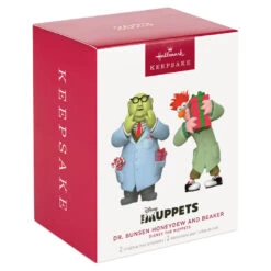 Hallmark Disney The Muppets Dr. Bunsen Honeydew And Beaker Ornaments, Set Of 2 -Hallmark Store Muppets Dr. Bunsen and Beaker Keepsake Ornaments 2999QXD6759 05