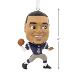 NFL Dallas Cowboys Dak Prescott Bouncing Buddy Hallmark Ornament -Hallmark Store NFL Dallas Cowboys Dak Prescott Bouncing Buddy Christmas Ornament 1OSL1563 03