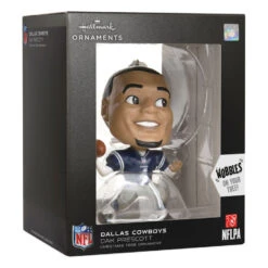 NFL Dallas Cowboys Dak Prescott Bouncing Buddy Hallmark Ornament -Hallmark Store NFL Dallas Cowboys Dak Prescott Bouncing Buddy Christmas Ornament 1OSL1563 04