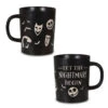 Hallmark Disney Tim Burton's The Nightmare Before Christmas Let The Nightmare Begin Mug, 16.5 Oz. -Hallmark Store Nightmare Before Christmas Black Quote Mug 1HGN1512 01