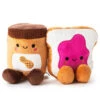 Hallmark Better Together Peanut Butter And Jelly Magnetic Plush, 5" 1 Hallmark Better Together Peanut Butter And Jelly Magnetic Plush, 5" -Hallmark Store Peanut Butter Jar and Bread With Jelly Magnetic Plush 1KID1641 01
