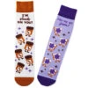 Hallmark Peanut Butter And Jelly Better Together Funny Crew Socks 2 Hallmark Peanut Butter And Jelly Better Together Funny Crew Socks -Hallmark Store Peanut Butter and Jelly Novelty Crew Socks 1SOX2093 01