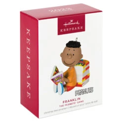 Hallmark The Peanuts® Gang Franklin Ornament -Hallmark Store Peanuts Franklin Reading Comics Keepsake Ornament 1899QXE3289 04