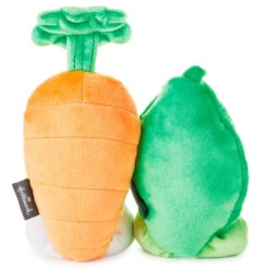 Hallmark Better Together Peas And Carrot Magnetic Plush, 4.5" -Hallmark Store Peas and Carrot Magnetic Plush 1KET2011 03
