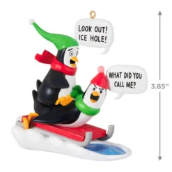 Hallmark What Did You Call Me? Ornament 10 Hallmark What Did You Call Me? Ornament -Hallmark Store Penguins Sledding Keepsake Ornament 2099QGO2867 03