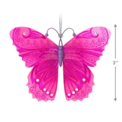 Hallmark Brilliant Butterflies Ornament 10 Hallmark Brilliant Butterflies Ornament -Hallmark Store Pink and Purple Butterfly Keepsake Ornament 1799QXR8077 03