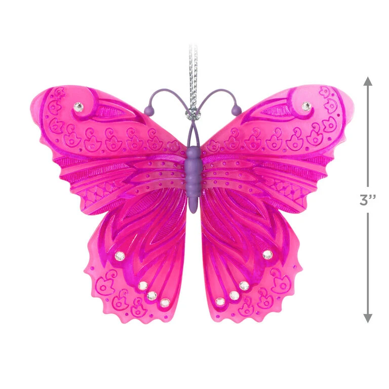 Hallmark Brilliant Butterflies Ornament 5 Hallmark Brilliant Butterflies Ornament - Image 3