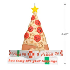 Hallmark O Pizza Tree Ornament -Hallmark Store Pizza Christmas Tree on Boxes Keepsake Ornament 1799QGO2857 03