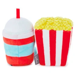 Hallmark Better Together Popcorn And Slushie Magnetic Plush, 5" -Hallmark Store Popcorn and Slushie Magnetic Plush 1KID2090 02