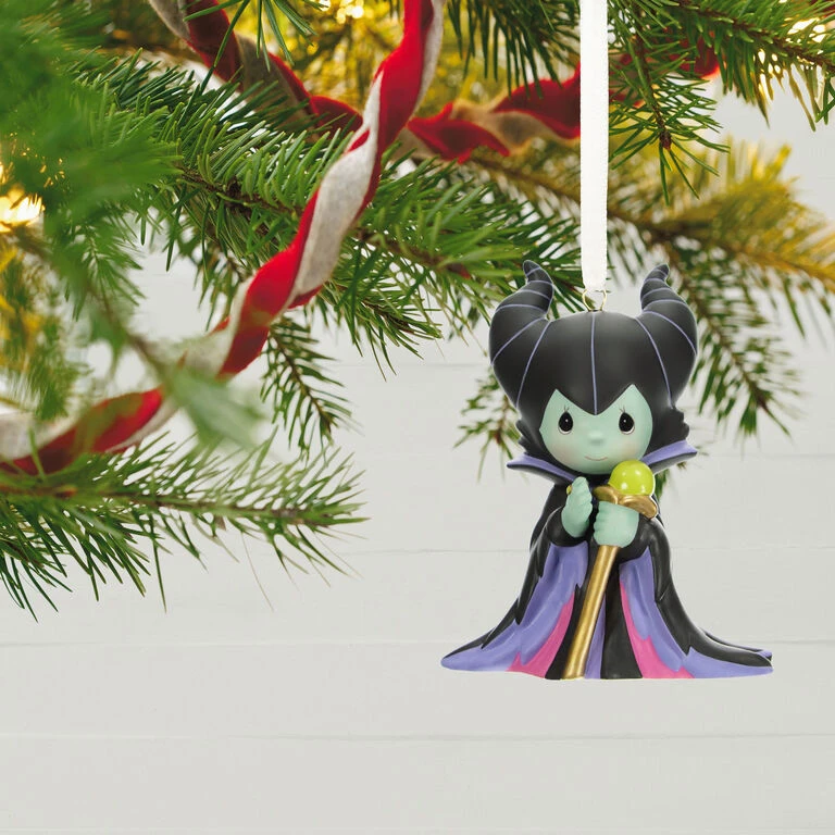 Hallmark Disney Precious Moments Maleficent Porcelain Ornament 4 Hallmark Disney Precious Moments Maleficent Porcelain Ornament - Image 2