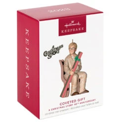 Hallmark A Christmas Story™ 40th Anniversary Coveted Gift Ornament -Hallmark Store Ralphie With Christmas Gift Keepsake Ornament 2099QXI6007 04