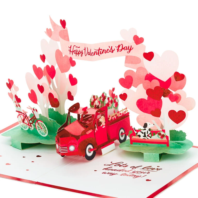 Hallmark Special Delivery 3D Pop-Up Valentine's Day Card 3 Hallmark Special Delivery 3D Pop-Up Valentine's Day Card