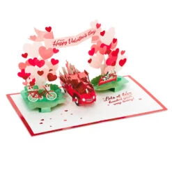 Hallmark Special Delivery 3D Pop-Up Valentine's Day Card 15 Hallmark Special Delivery 3D Pop-Up Valentine's Day Card -Hallmark Store Red Truck With Flowers 3D PopUp Valentines Day Card 1299IAV6066 04