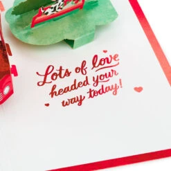 Hallmark Special Delivery 3D Pop-Up Valentine's Day Card 16 Hallmark Special Delivery 3D Pop-Up Valentine's Day Card -Hallmark Store Red Truck With Flowers 3D PopUp Valentines Day Card 1299IAV6066 05