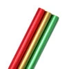 Hallmark Red, Green, Gold Foil 3-Pack Christmas Wrapping Paper, 60 Sq. Ft. -Hallmark Store RedGreenGold Foil 3Pack Christmas Wrapping Paper 5JXW1067 01