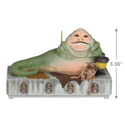 Hallmark Star Wars: Return Of The Jedi™ Jabba The Hutt™ Ornament With Sound And Motion 10 Hallmark Star Wars: Return Of The Jedi™ Jabba The Hutt™ Ornament With Sound And Motion -Hallmark Store Return of the Jedi Jabba the Hut Keepsake Ornament 4999QXI7089 03