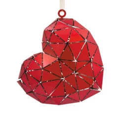 Signature Heart Metal Hallmark Ornament -Hallmark Store Signature Heart Metal Christmas Ornament 1HDL2172 06