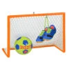 Hallmark Soccer Star 2023 Ornament 1 Hallmark Soccer Star 2023 Ornament -Hallmark Store Soccer Goal Shoes and Ball Keepsake Ornament 1399QGO2689 01