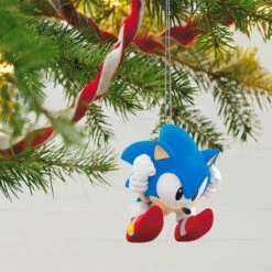 Hallmark Sonic The Hedgehog Sonic's Spin Attack Ornament -Hallmark Store Sonic the Hedgehog Keepsake Ornament 1899QXI6329 02