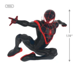 Hallmark Mini Marvel Spider-Man And Miles Morales Ornaments, Set Of 2 -Hallmark Store Spiderman Miles Morales Keepsake Ornaments 1999QXM9337 05