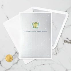 Hallmark Star Wars: The Mandalorian™ Grogu™ Warm Wishes 3D Pop-Up Holiday Card -Hallmark Store Star Wars The Mandalorian Grogu 3D PopUp Holiday Card 1499XXH9985 06