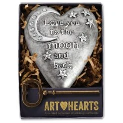 To The Moon Art Heart Sculpture, 4" 9 To The Moon Art Heart Sculpture, 4" -Hallmark Store To the Moon Art Heart Sculpture 4 root 1003480047 1003480047 1470 4.jpg Source Image