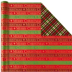 Hallmark Traditional Christmas 4-Pack Reversible Wrapping Paper Rolls, 150 Sq. Ft. -Hallmark Store Traditional Christmas 4Pack Reversible Wrapping Paper Rolls 150 sq ft root 5JXW1738 JXW1738 1470 3.jpg Source Image