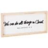Hallmark We Can Do All Things In Christ Wooden Quote Sign, 15x7 1 Hallmark We Can Do All Things In Christ Wooden Quote Sign, 15x7 -Hallmark Store We Can Do All Things in Christ Wooden Quote Sign 1SNN1054 01
