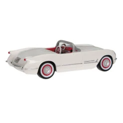 Hallmark 1953 Chevrolet® Corvette® 70th Anniversary 2023 Metal Ornament -Hallmark Store White and Red Corvette Car Keepsake Ornament 2199QXE3247 06