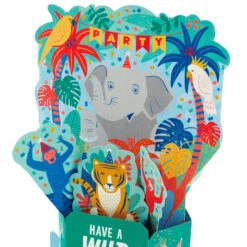 Hallmark Wild Animal Party Boxed Pop-Up Birthday Cards, Pack Of 8 12 Hallmark Wild Animal Party Boxed Pop-Up Birthday Cards, Pack Of 8 -Hallmark Store Wild Animal Party PopUp Boxed Birthday Cards 5STZ1174 04